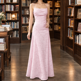 Arletta Jacquard Maxi Dress - Pink
